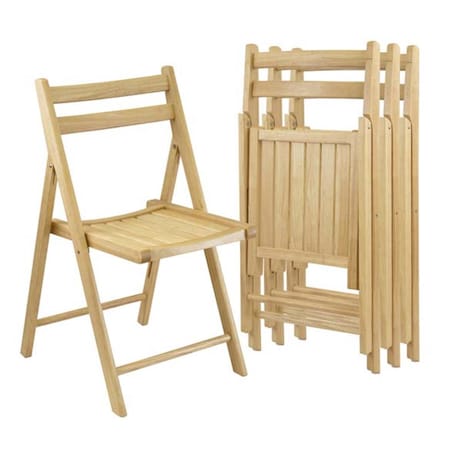 Winsome Trading Folding Chairs, 4PK 89430